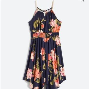 Clairo Rope Handkerchief Hem Dress
